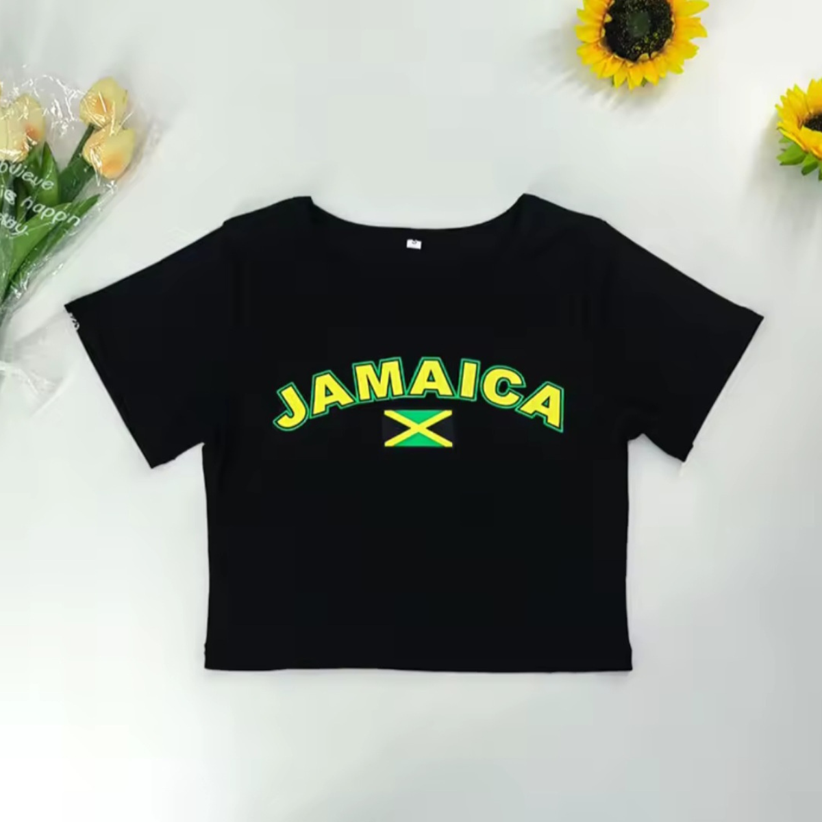 Jamaica Letter Crop Top