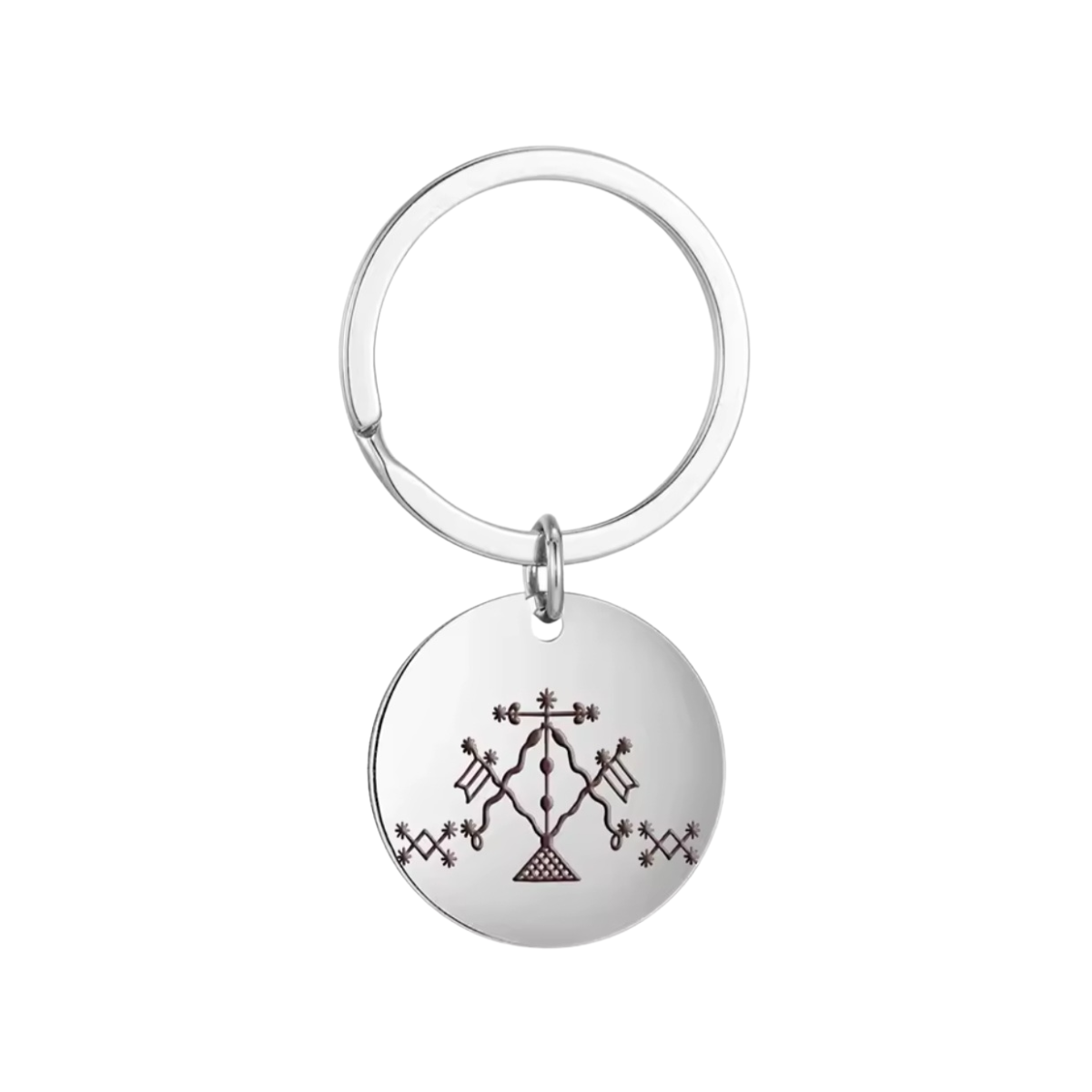 Ayida-Weddo & Damballa Veve Keychain