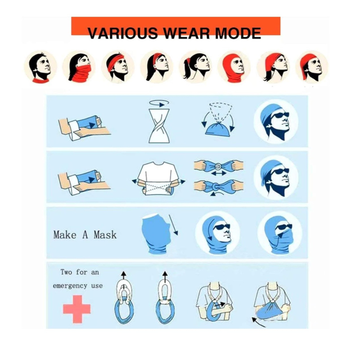 Mexico Flag Neck Gaiter Bandana