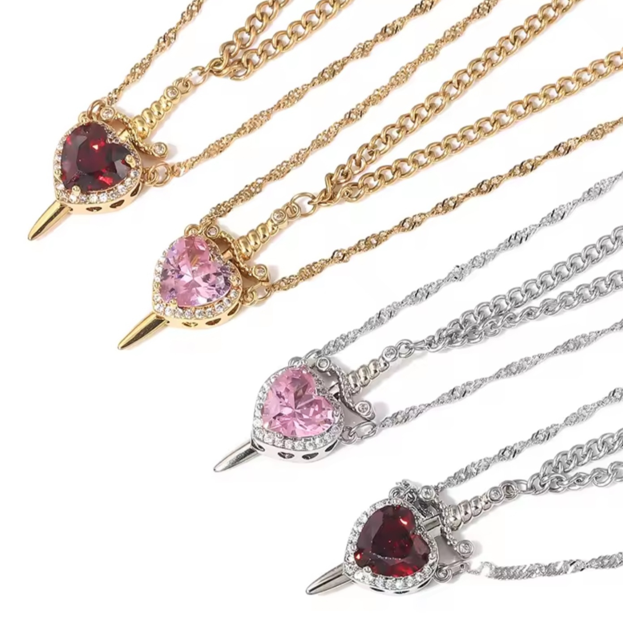 Heartbreaker Dagger Necklace