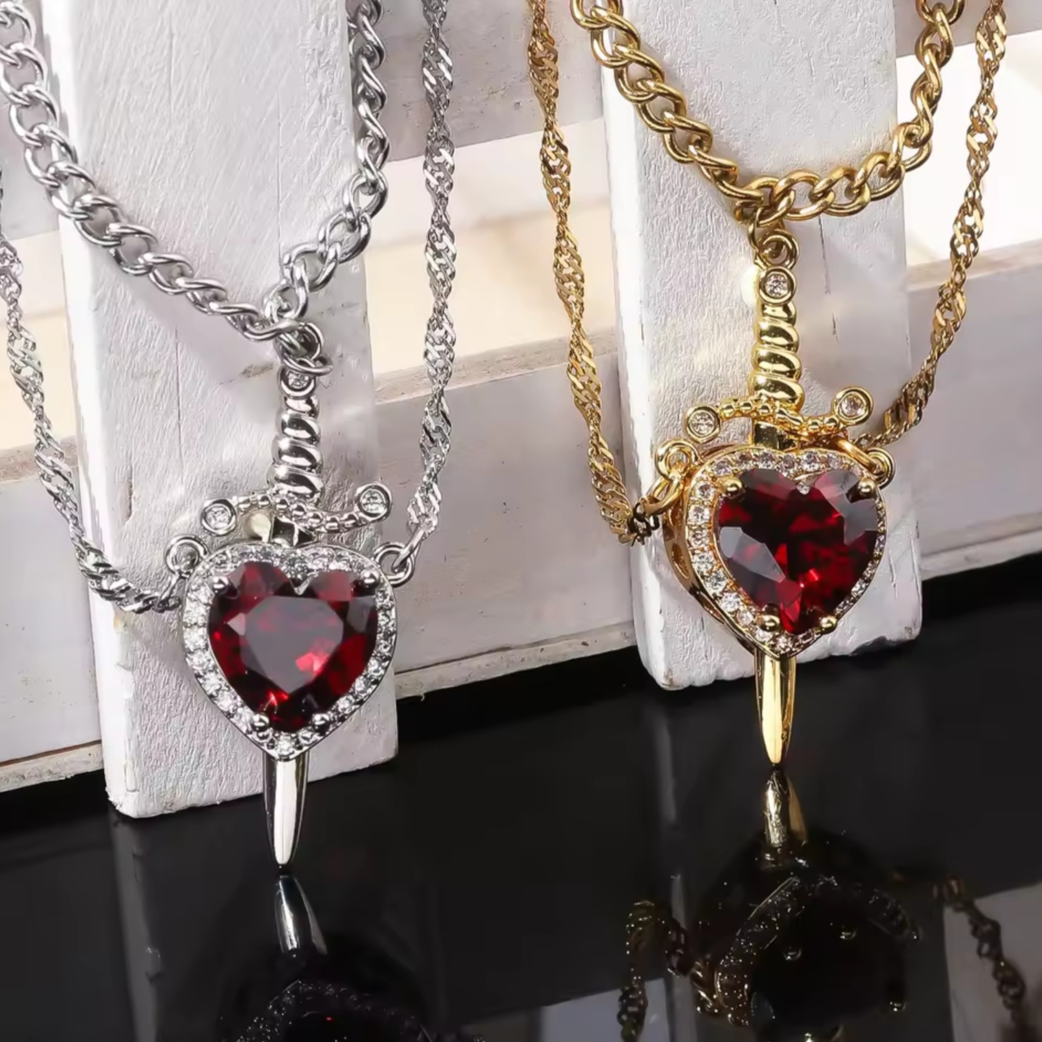 Heartbreaker Dagger Necklace