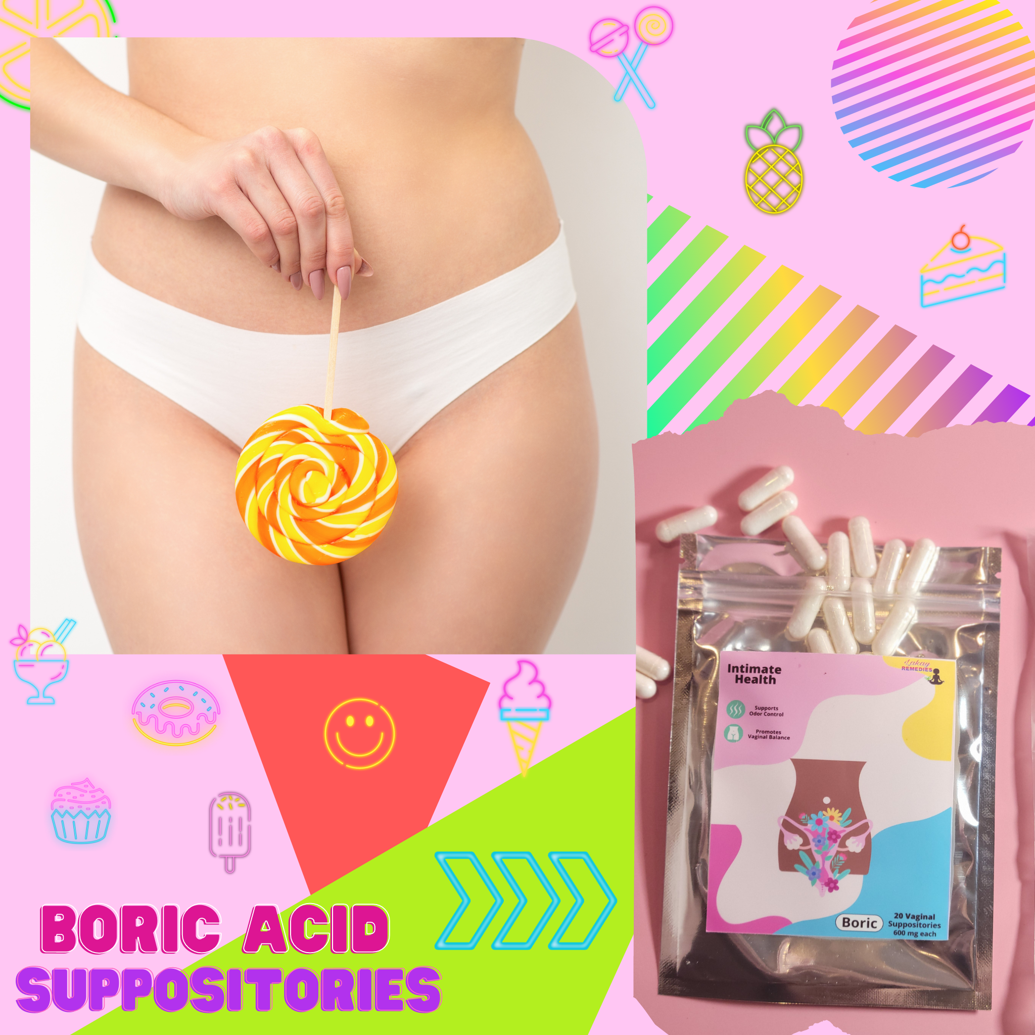 Boric Acid Vaginal Suppositories