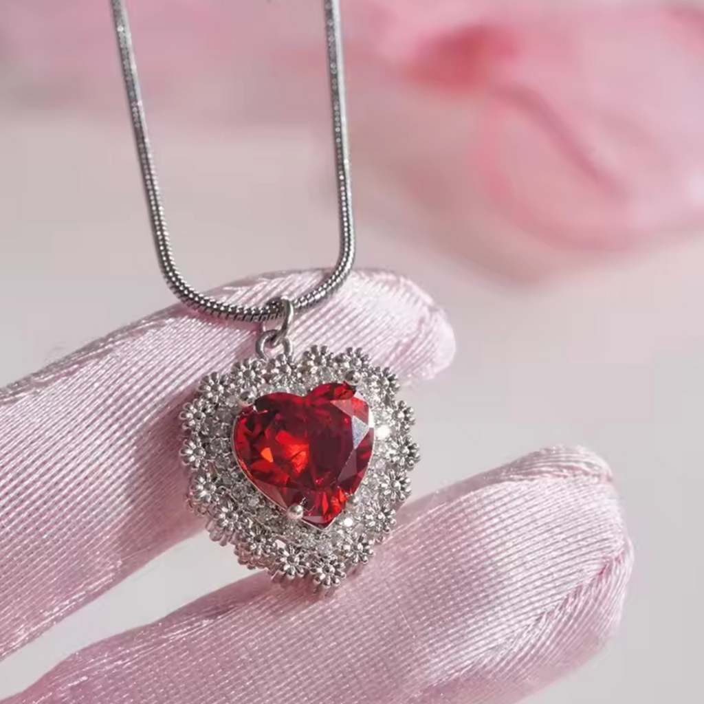 Dagger through Heart Necklace Freda