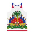 Haiti White Tank Top 3D Printed