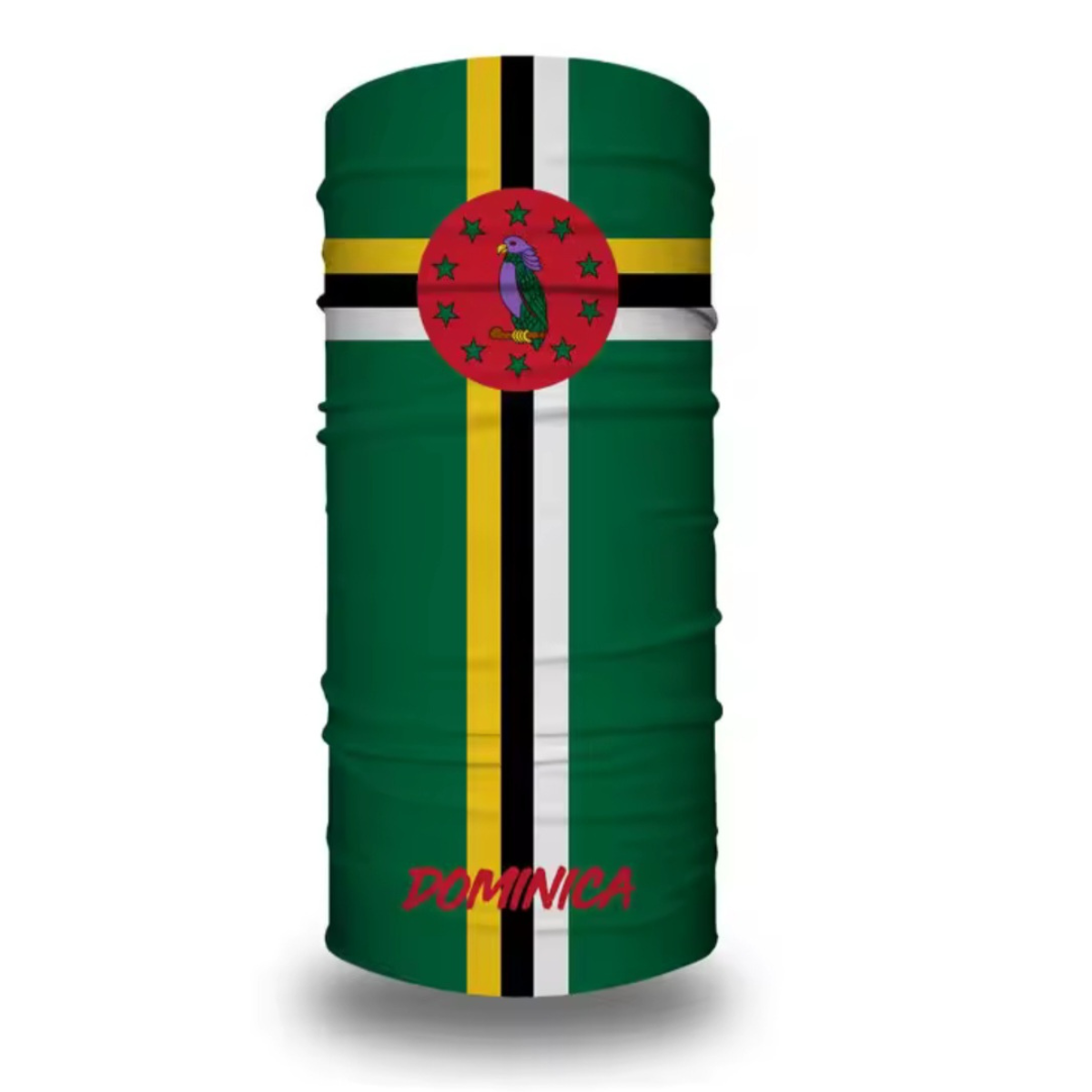Dominica Flag Neck Gaiter Bandana