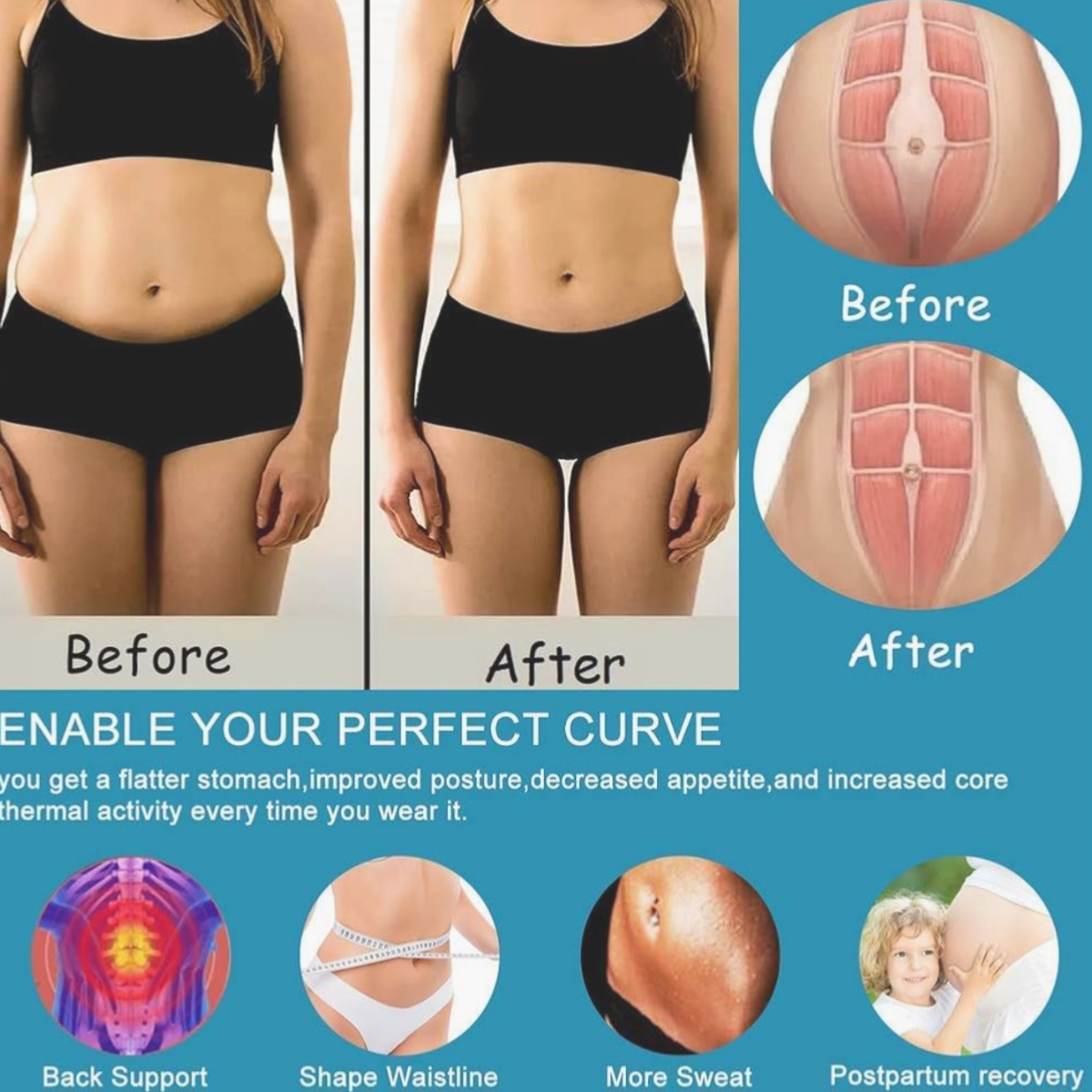 Women's Corset Tummy Waist Trainer