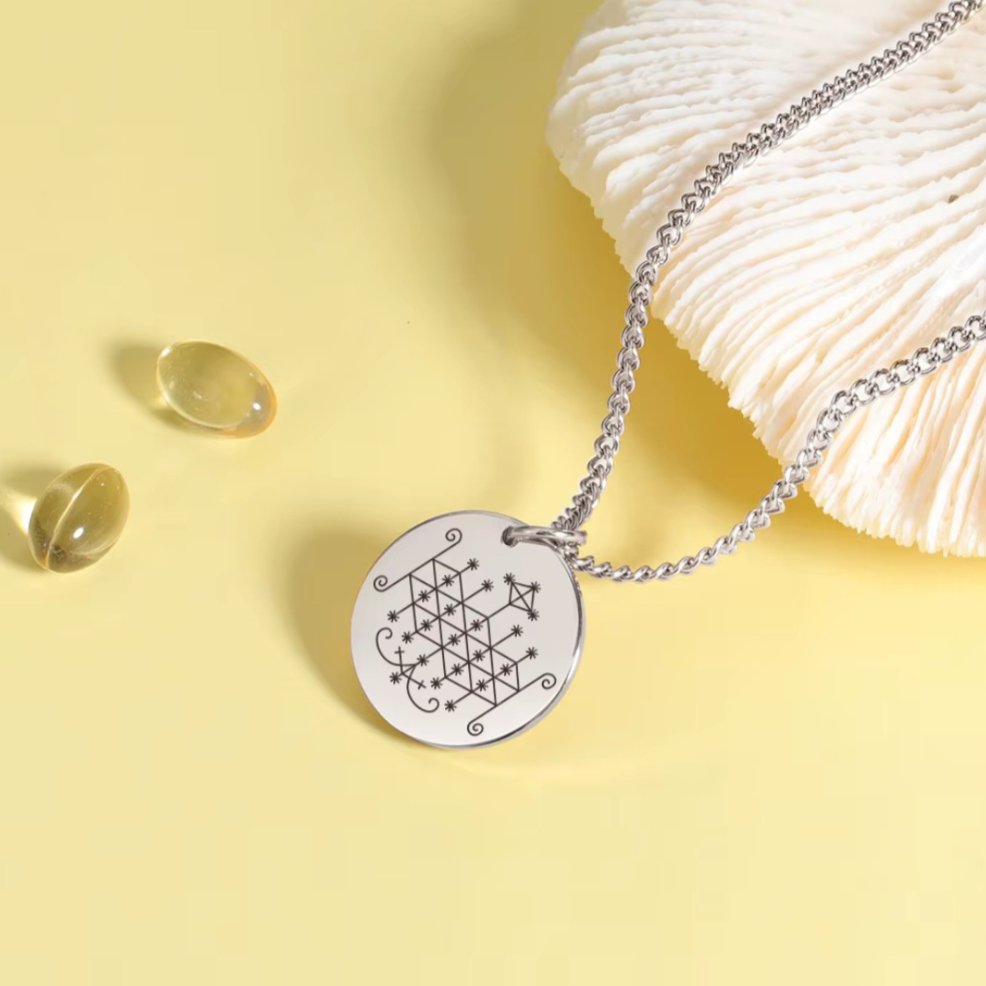 Silver Ogun | Ogoun Veve Necklace