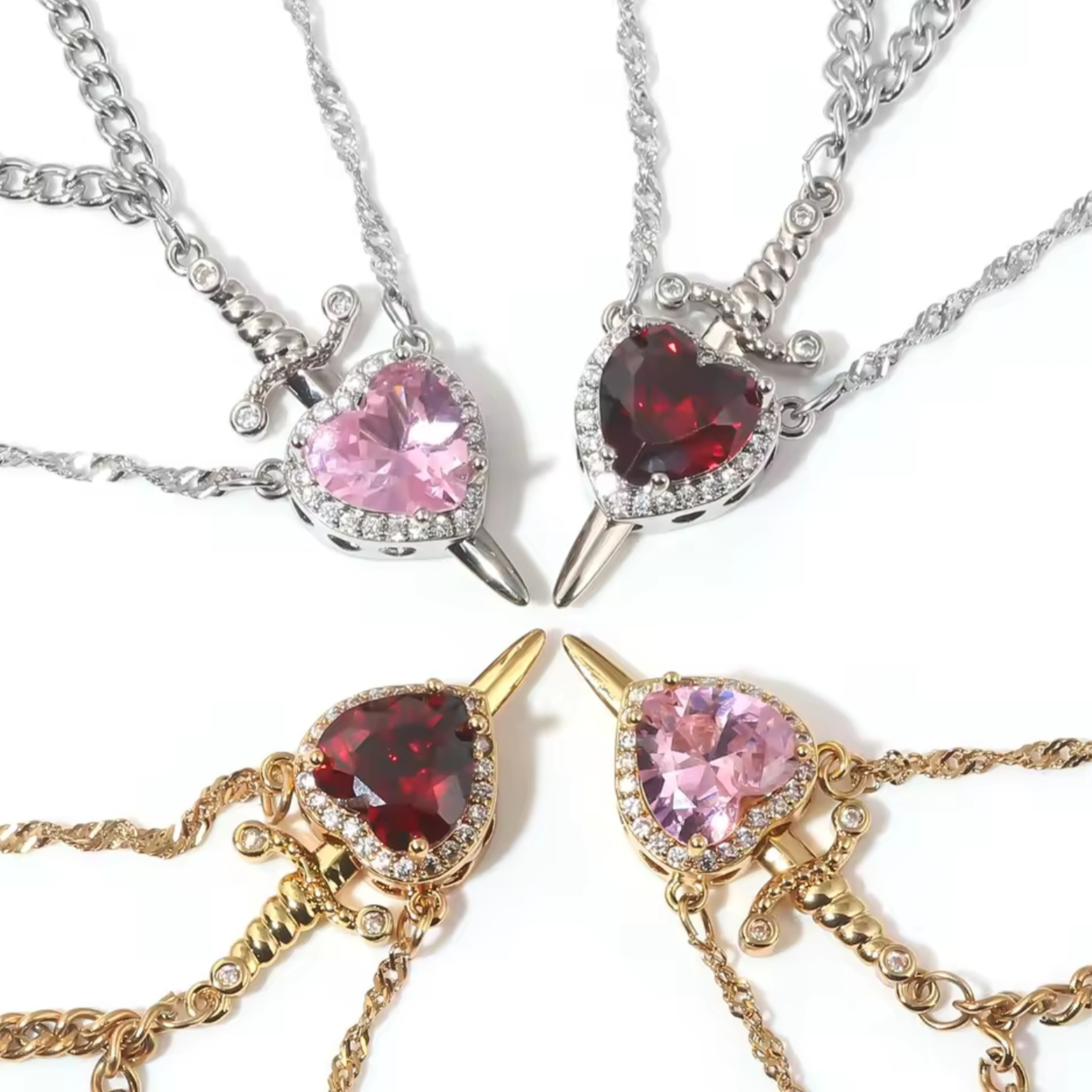 Heartbreaker Dagger Necklace