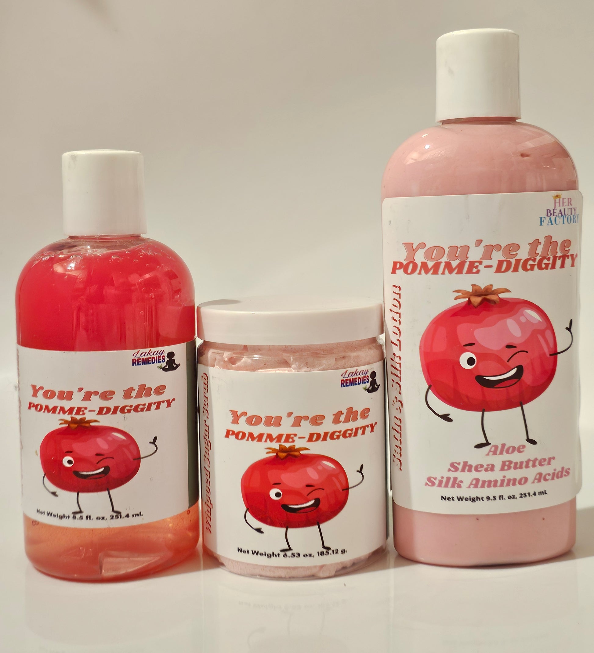 You're the Pomme-Diggity Body Wash, Lotion & Whipped Sugar Scrub