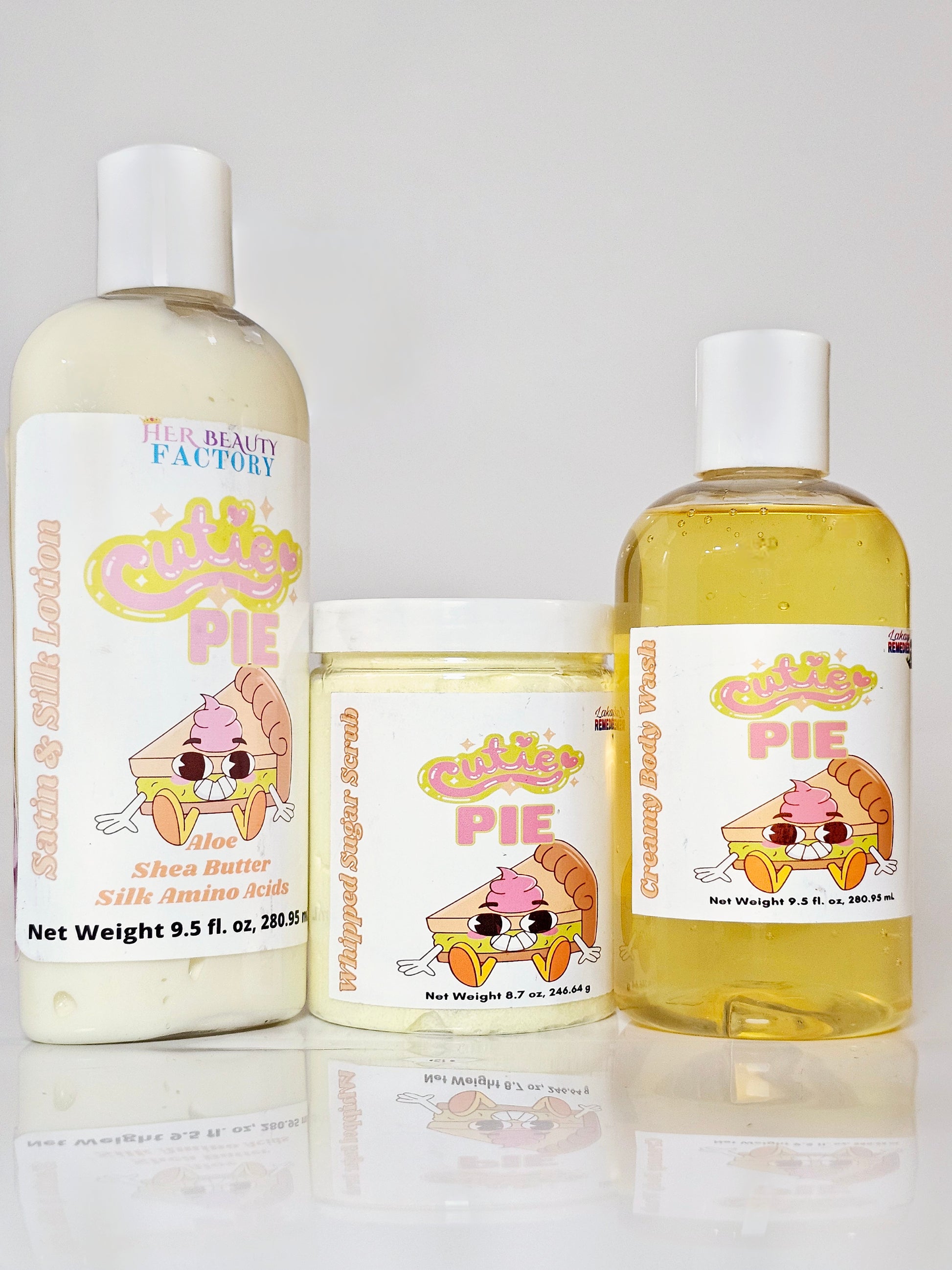 Cutie Pie Body Wash, Lotion & Whipped Sugar Scrub