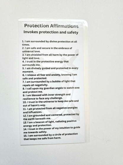 Protection Affirmation Card