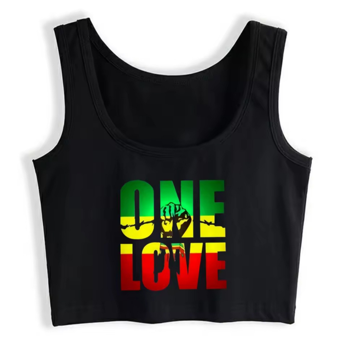 One Love Letter Crop Top
