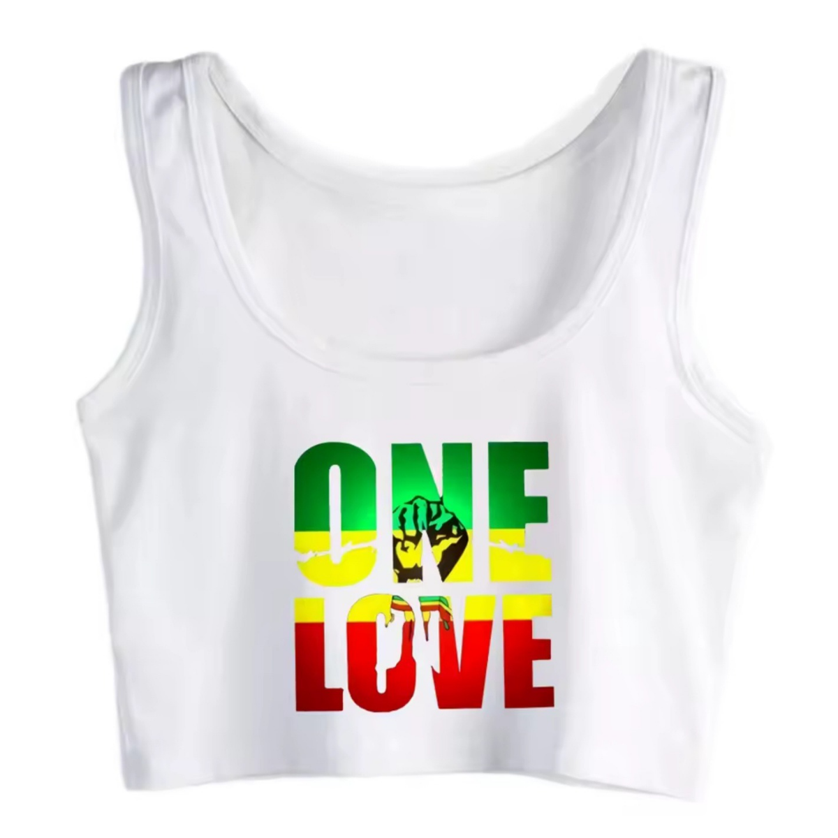 One Love Letter Crop Top