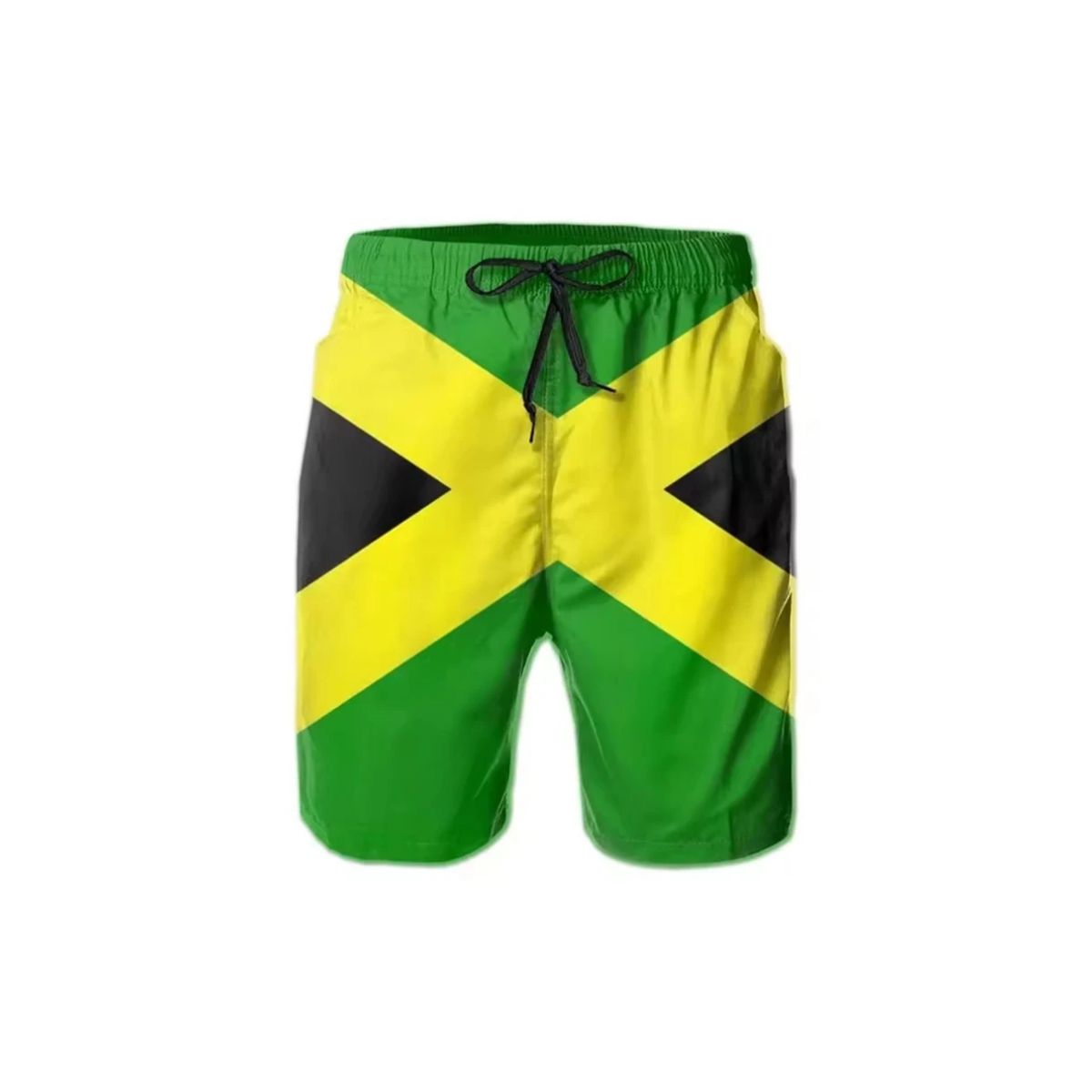 3D Printed Jamaican Flag Board Shorts