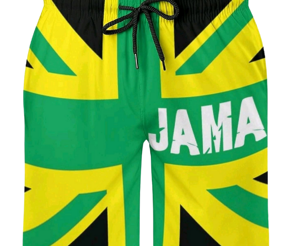 3D Printed Jamaican Flag Kingdom Board Shorts