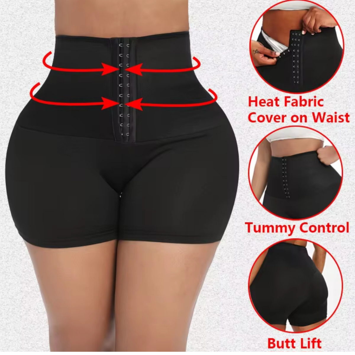 Sweat Sauna Shorts Body Shaper Gridle