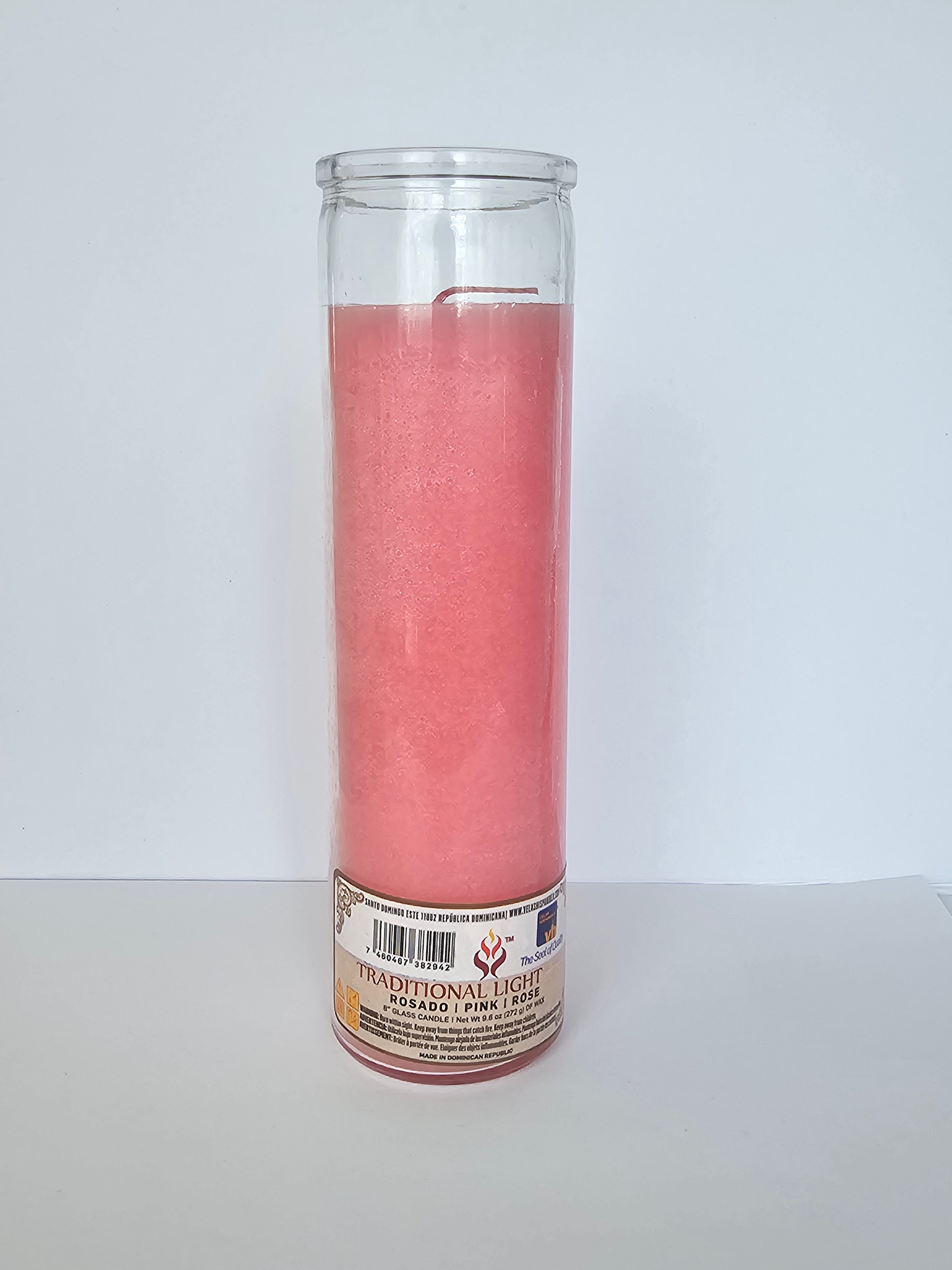Pink Plain 7 Day Prayer Candle