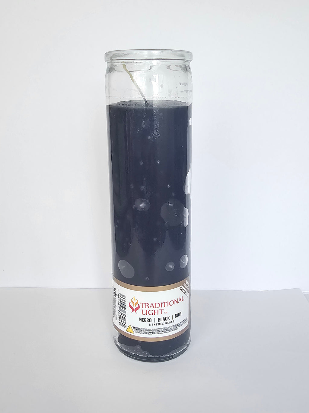 Black Plain 7 Day Prayer Candle