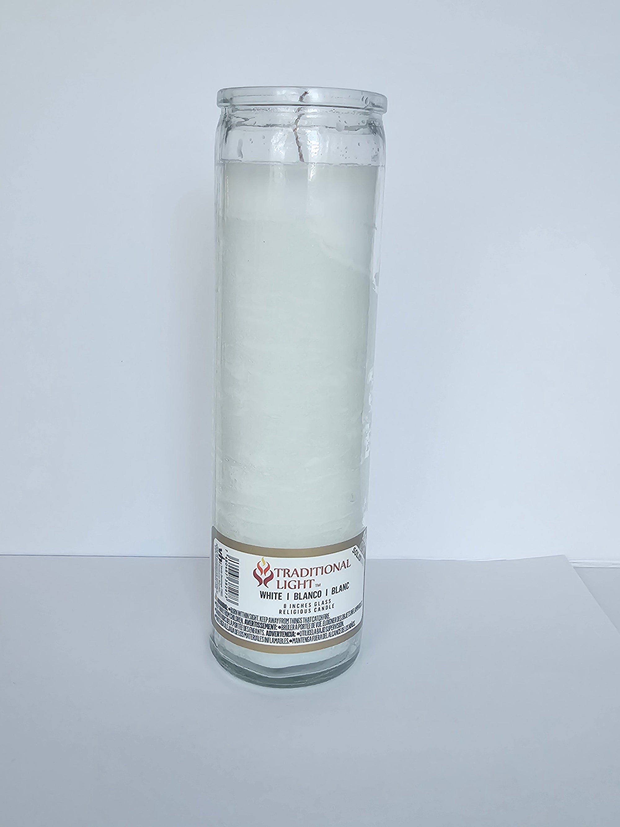 White Plain 7 Day Prayer Candle