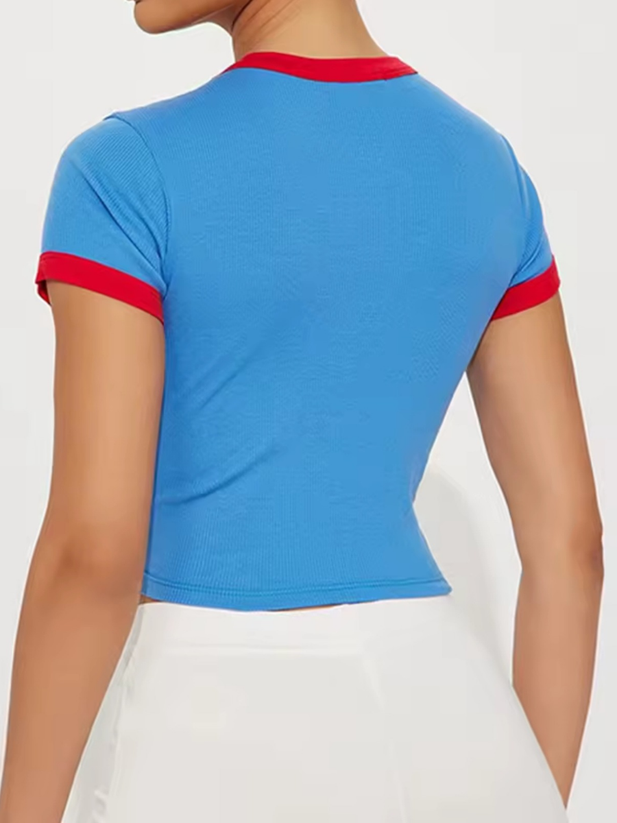 Puerto Rico Flag Crop Top