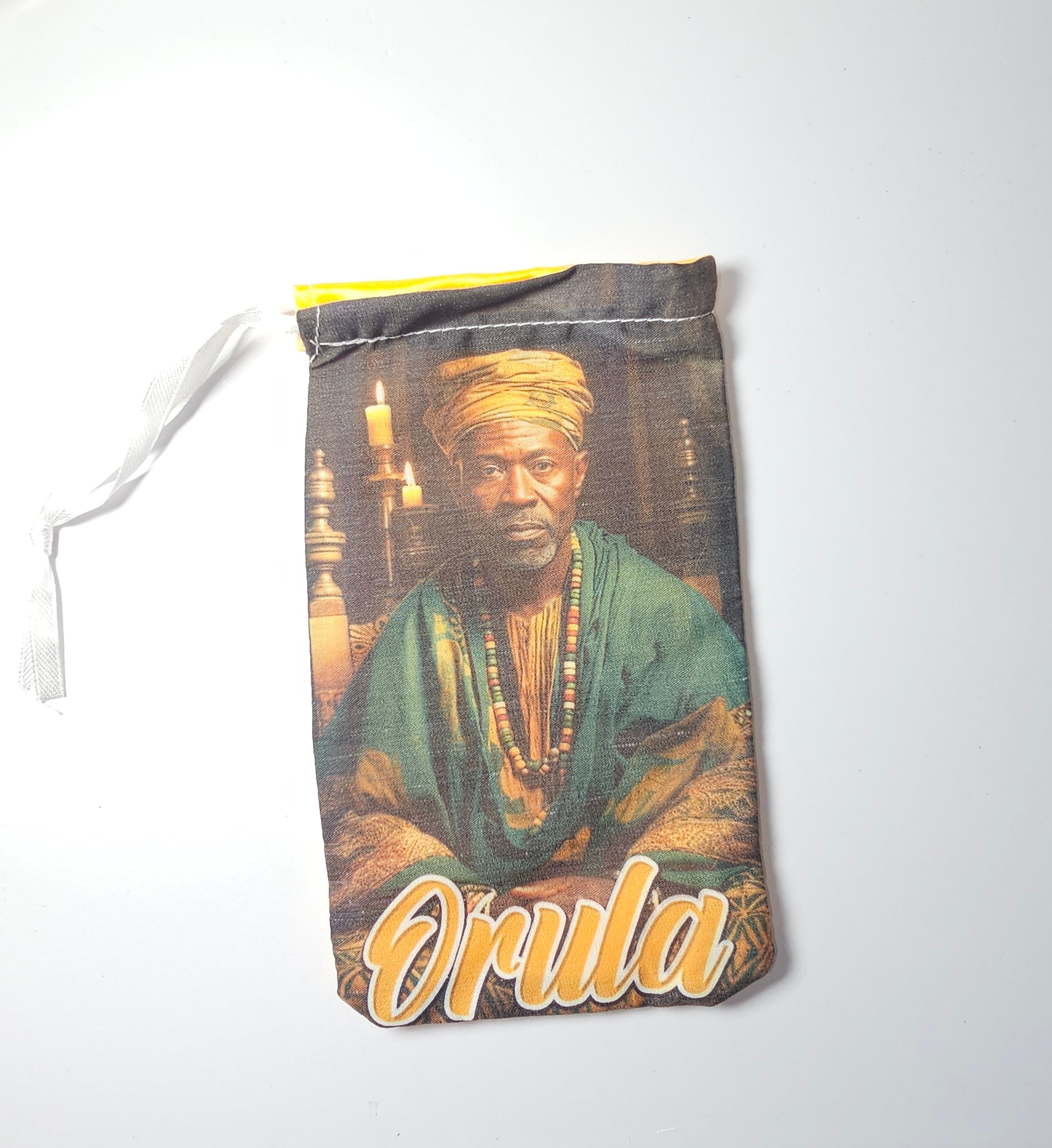 Orula Drawstring Pouch | Orisha of Wisdom, Divination & Destiny