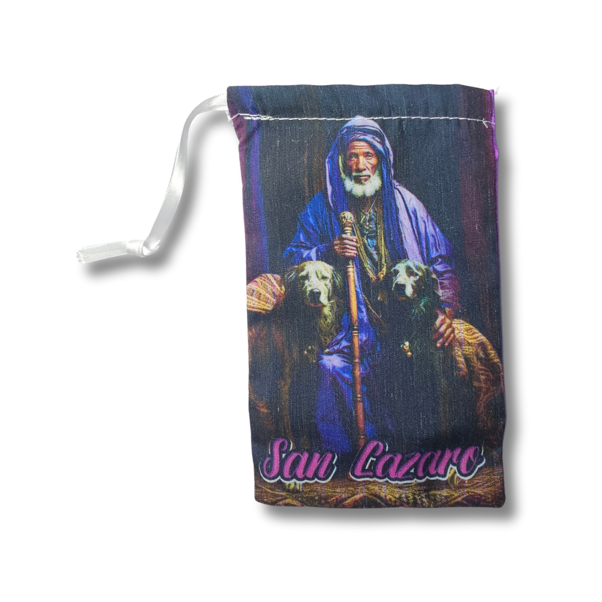 San Lazaro Drawstring Pouch