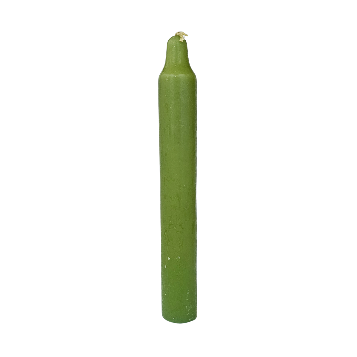 9" Jumbo Chime Green Candle