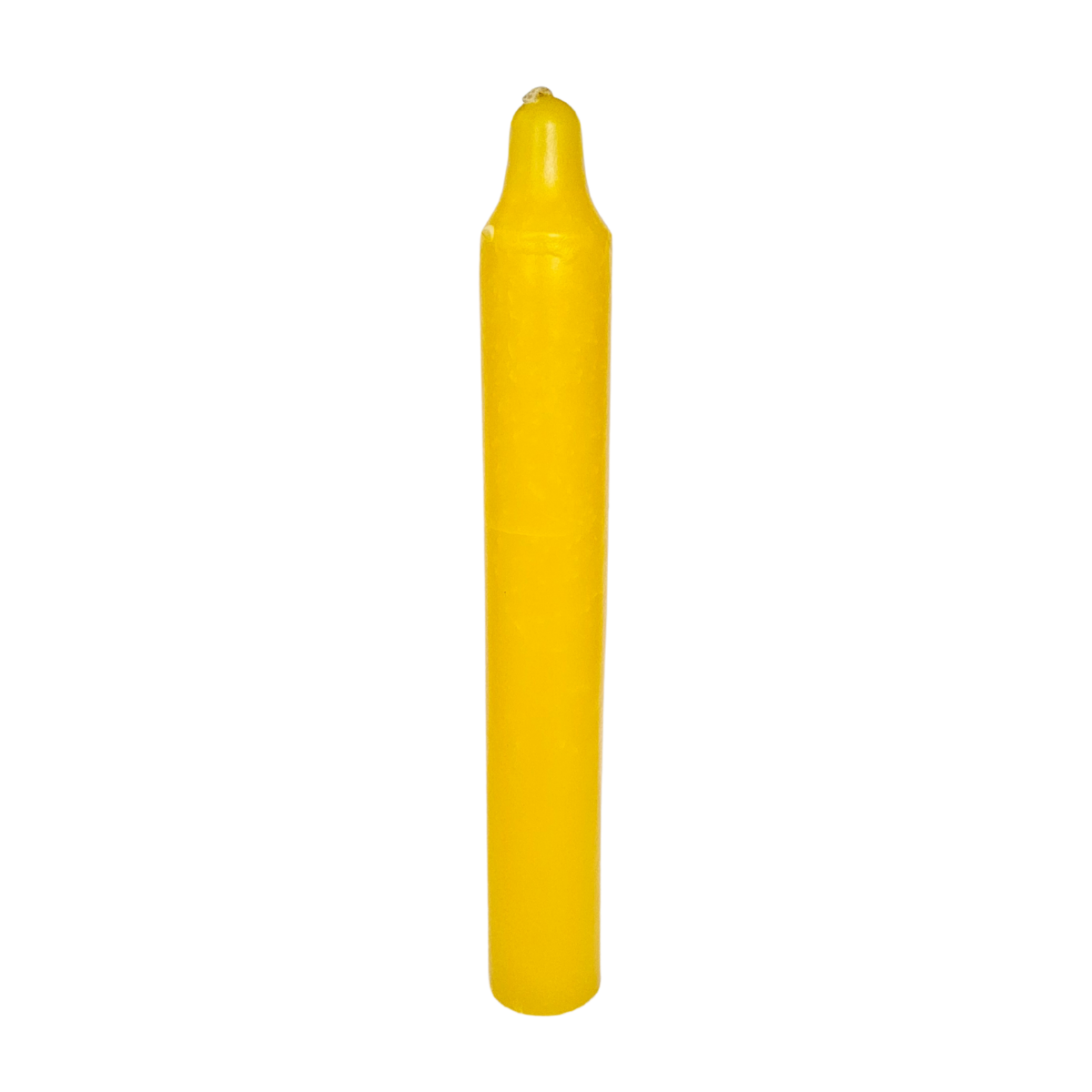 9" Jumbo Chime Yellow Candle