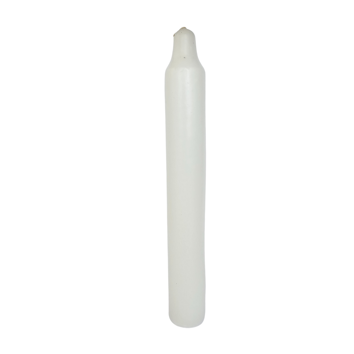 9" Jumbo Chime White Candle