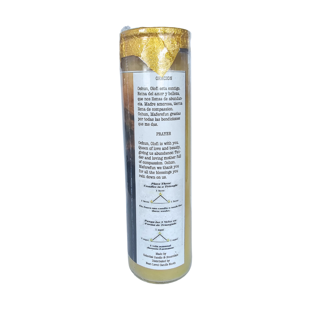 Oshun Prepared & Blessed Candle