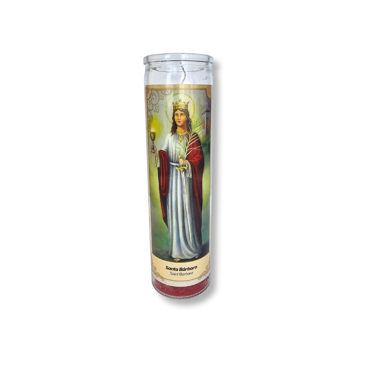 Saint Barbara Candle