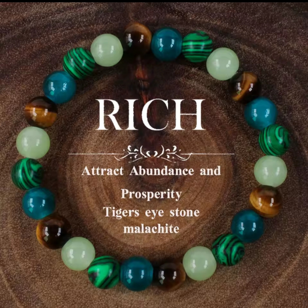Rich Bracelet – Abundance & Prosperity Beaded Strand