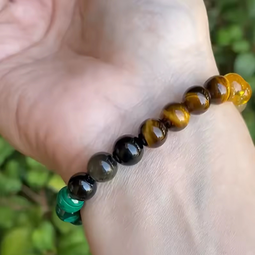 Money Drawing Bracelet – Natural Stones for Wealth & Abundance