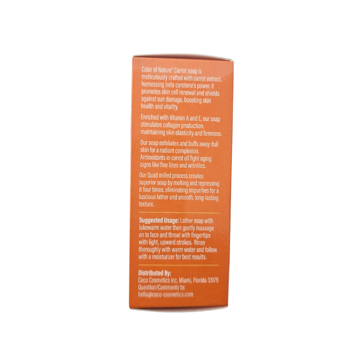 Color of Nature Carrot Soap