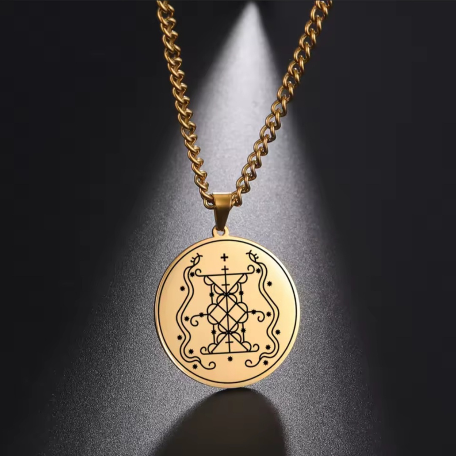 Gold Papa Damballah Necklace