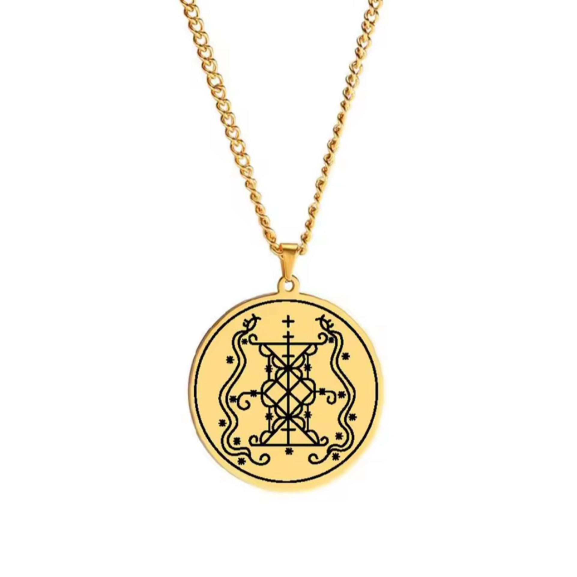 Gold Papa Damballah Necklace