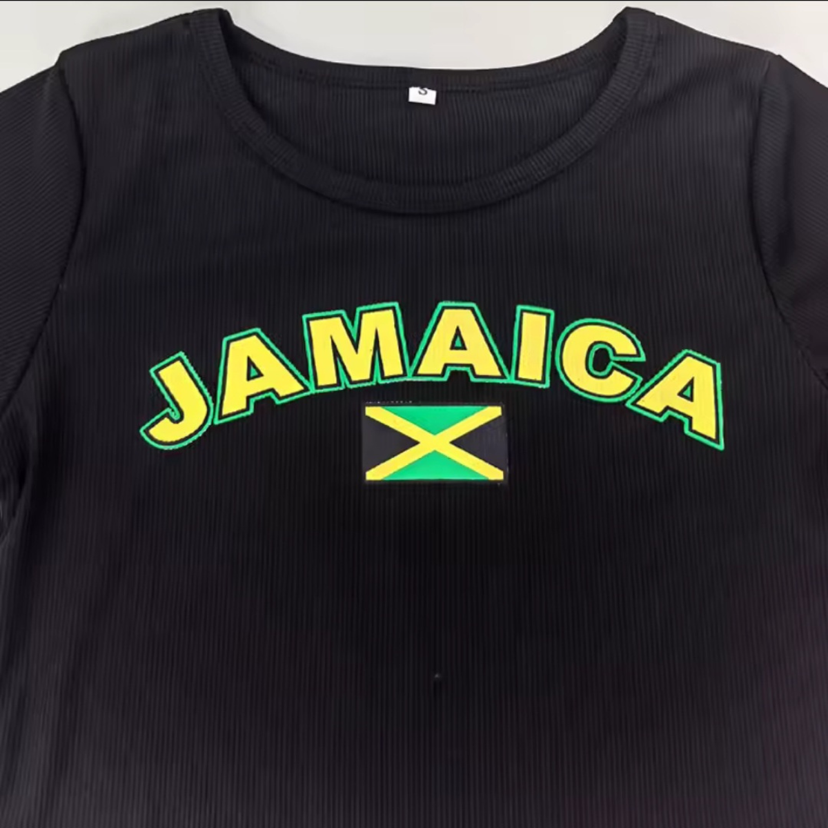 Jamaica Letter Crop Top