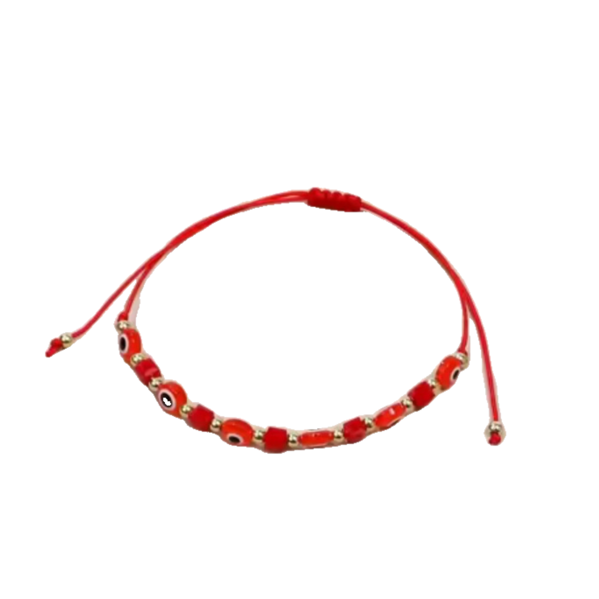 Evil Eye Hand-Knitted  Bracelet