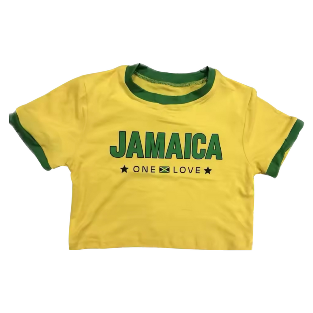 Jamaica One Love Crop Top