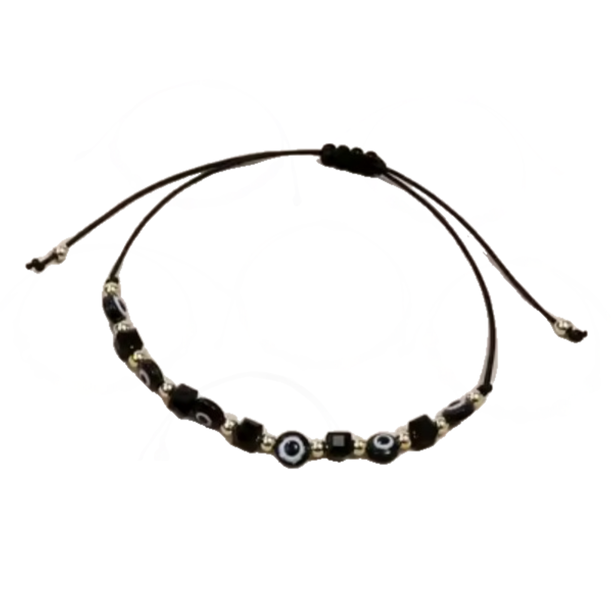 Evil Eye Hand-Knitted  Bracelet