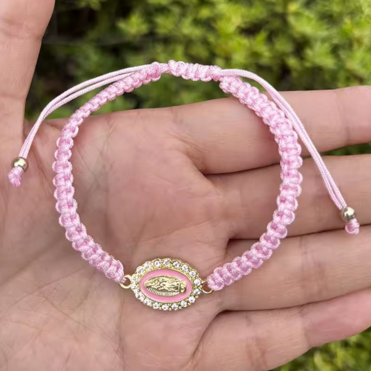 Virgin Mary Handwoven Bracelet