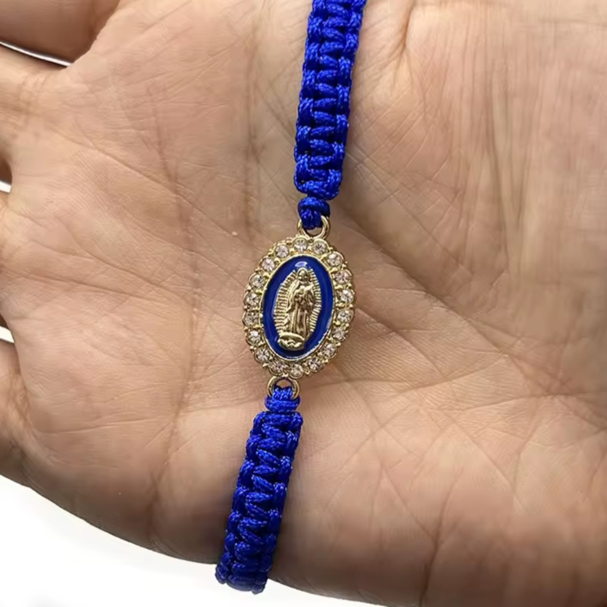 Virgin Mary Handwoven Bracelet