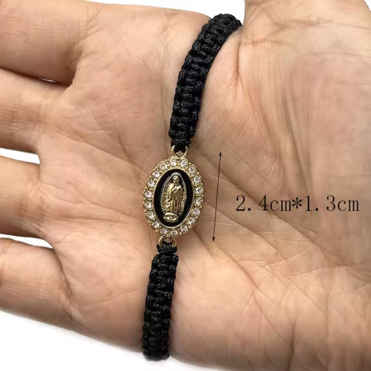 Virgin Mary Handwoven Bracelet