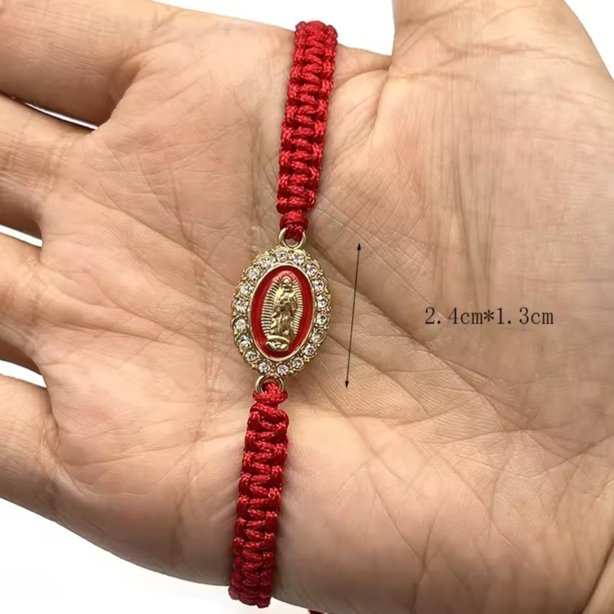 Virgin Mary Handwoven Bracelet