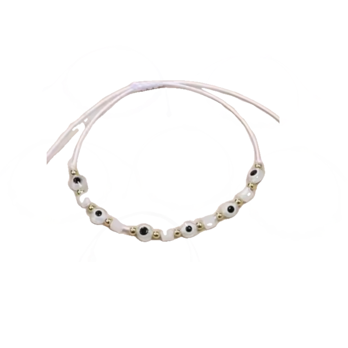 Evil Eye Hand-Knitted  Bracelet