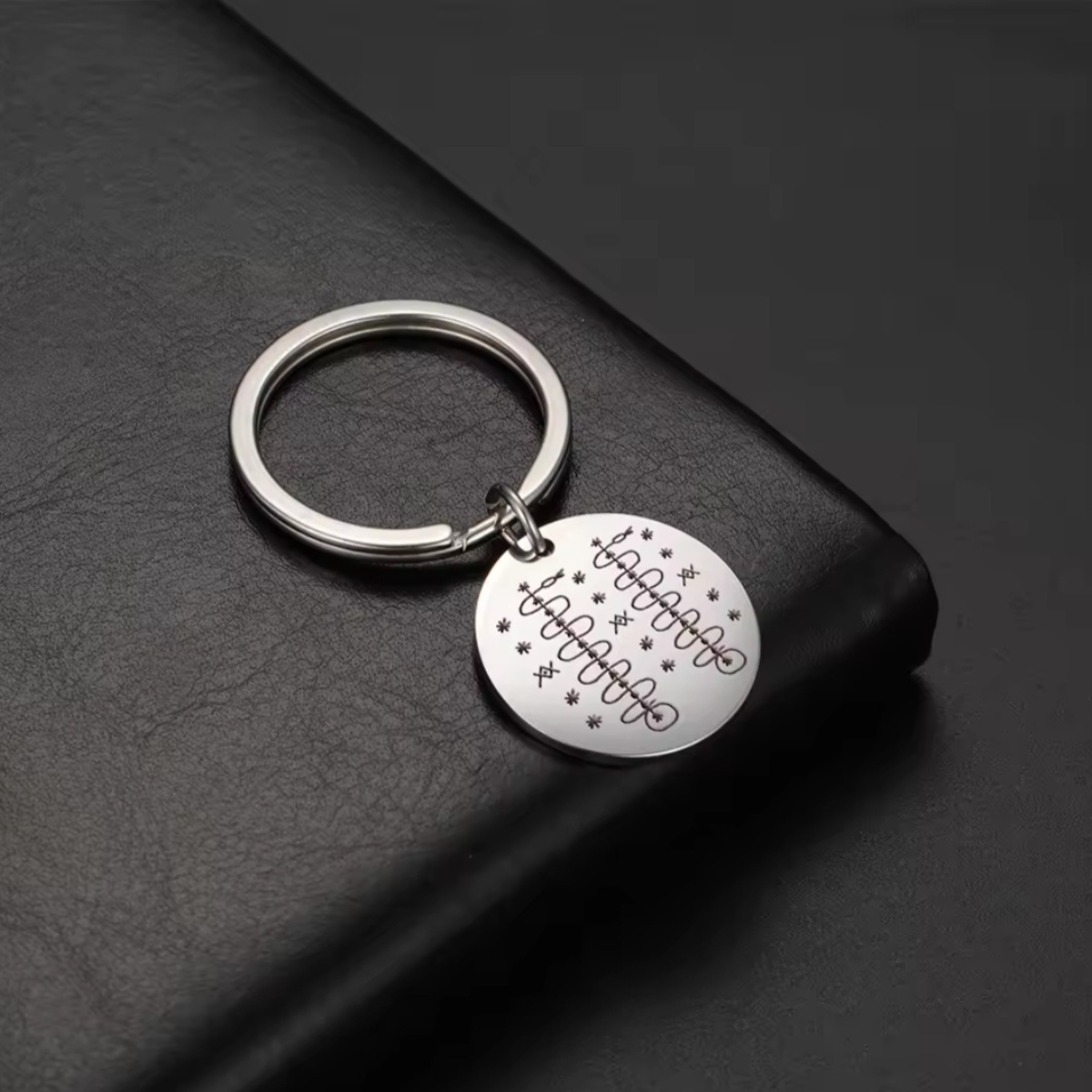 Damballa Weddo Veve Keychain