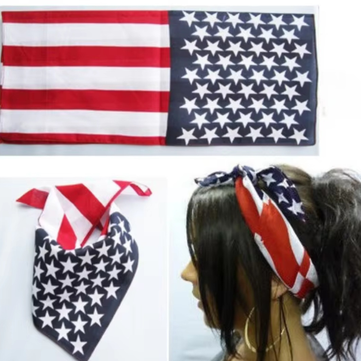 USA Flag Bandana