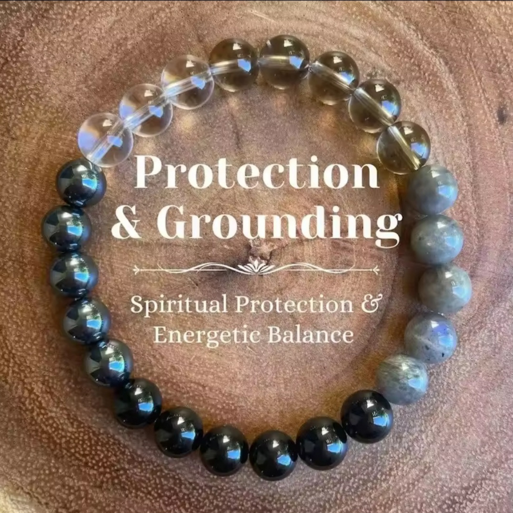 Protection & Grounding Bracelet – Spiritual Shield and Energetic Balance