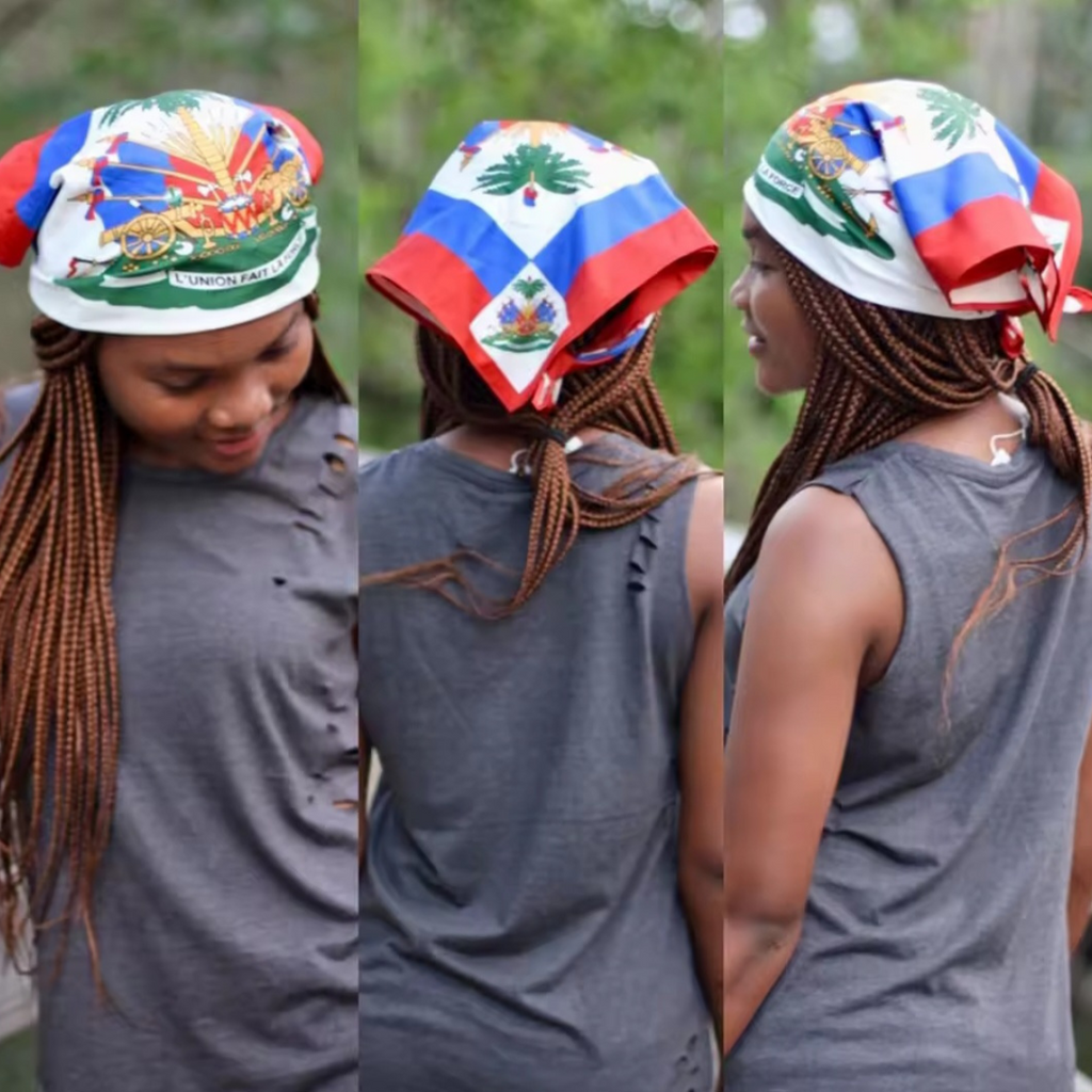 Haitian Flag Bandana