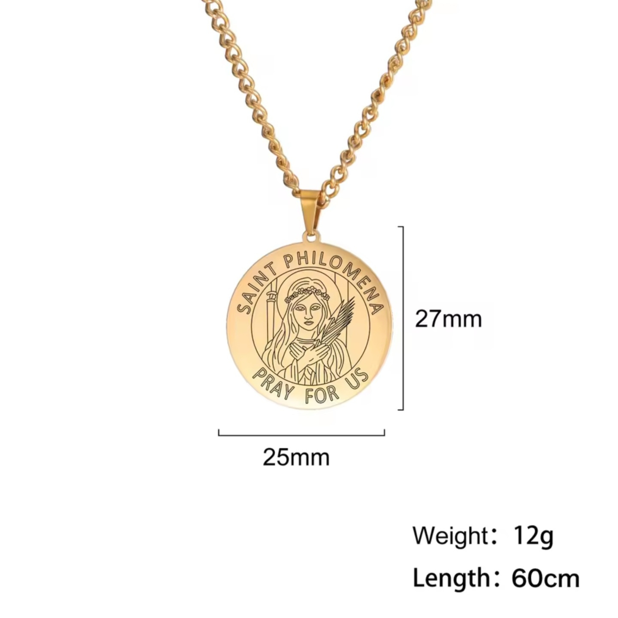 Saint Philomena Necklace